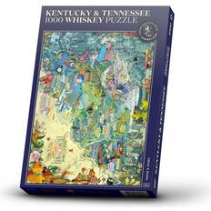 Bourbon whiskey Water & Wines Whiskey Pussel Kentucky & Tennessee 1000 bitar, Water and Wines