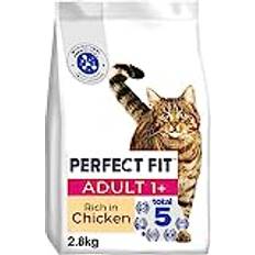 Perfect Fit Dry Food Pets Perfect Fit Adult 1+ Complete Dry Cat Food 2.8 kg 3 Bags