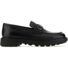 Ferragamo Loafers Ferragamo Black Leather Galles Loafers