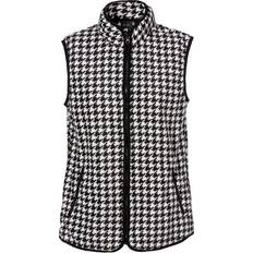 Trofé Dam Ytterkläder Trofé Houndstooth Vest Black * Kampanj *