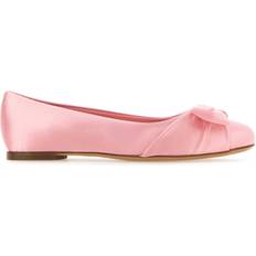 Damen - Rosa Ballerinas Ferragamo Pink Satin Varina Ballerinas