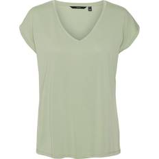 Tencel T-shirts Vero Moda V-Neck Top