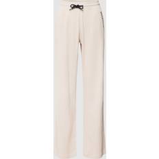 Cachemira Pantalones & Shorts Tommy Hilfiger Pantalón largo Comfy Logo Blanco Mujer - White