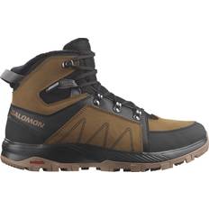 Salomon Schuhe Salomon Herren Wanderschuhe OUTCHILL wasserdicht mit Nubukleder schwarz