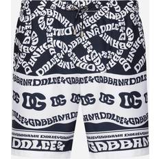 Dolce & Gabbana Blue Swimwear Dolce & Gabbana Printed swim trunks blue