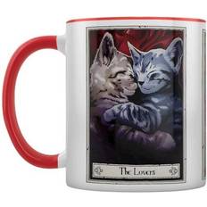 Keittiötarvikkeet Tarot Felis The Lovers The Fool & The Devil Inner Espresso Cup