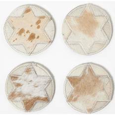 Coasters Homescapes Star Round Set of 4 Coaster