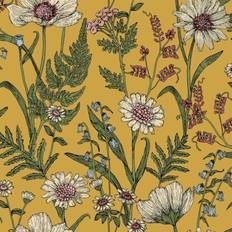 Wallpapers Fine Decor Wild Meadow Mustard Wallpaper FD43336