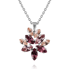 Caroline Svedbom Melia Necklace Rhodium Violet Combo