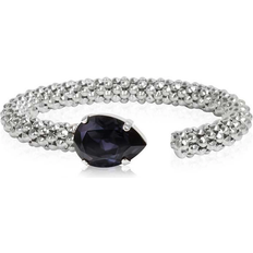 Caroline Svedbom Gråa Armband Caroline Svedbom Classic Rope Bracelet Rhodium Graphite