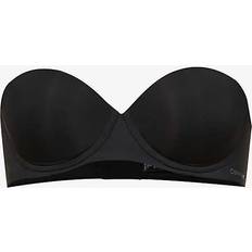 Nylon - Vrouw Beha's Calvin Klein Strapless Bra - Zwart