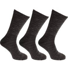 Universal Textiles Herr Kläder Universal Textiles Lambs Wool Blend Diabetic Extra Wide Socks 3 Pairs Charcoal 6-11