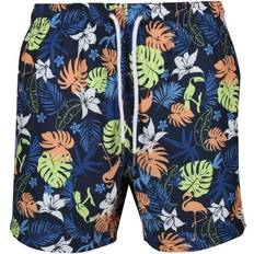 Microvezel Badkleding Regatta Loras Tropical Zwemshort - Navy