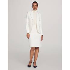 Anne Klein Skirts Anne Klein Women's TwoButton Jacket & FlareLeg Pants & Pencil Skirt White White