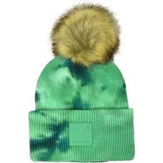 Turquoise - Women Beanies Women's C.C Tye-Dye Pom Beanie One Deep Teal/Sea Green