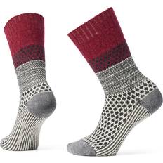 Red Socks Smartwool Women's Everyday Popcorn Cable Crew Socks RED