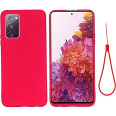 MAULUND Samsung Galaxy S20 FE S20 FE 5G Silikon Deksel Rød