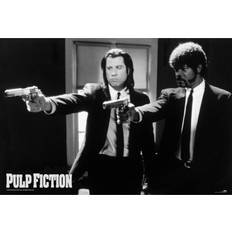 Pulp Fiction Guns Multicolour/Black/White Poster