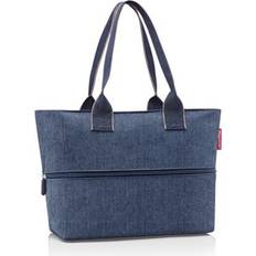 Stofftaschen Reisenthel Shopper E1 Herringbone Dunkelblau, blau, Talla única, Lässig
