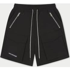 TCC Couture Club Cargoshorts Med Kontrasterande Paneler - Svart