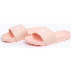 Pink - Unisex Slides Hype Pink Scribble Sliders Nude