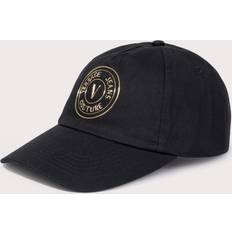 Versace Men Headgear Versace Men's Pences Canvas Baseball Cap Black ONE