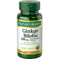 Ginkgo Biloba Capsules 120Mg, Memory Support Supplement, Supports Brain