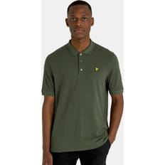 Lyle & Scott 4XL Polo Shirts Lyle & Scott Men's Textured Tipped Wilton Green Polo Shirt 40/Regular