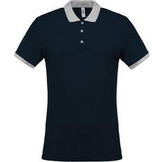 Kariban Two-Tone Pique Polo Shirt Dark Navy