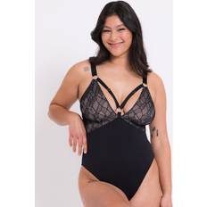 DD Bodysuits Curvy Kate Non-Stop Stretch Body Black/Pink