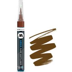 Molotow Pinselstifte Molotow Aqua Ink Pump Softliner 019 Brown