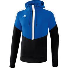 Unisex Oberteile Erima Herren Squad Kapuzensweat Blau