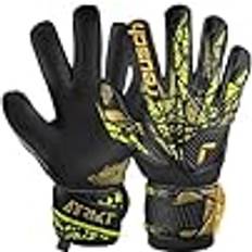 Attrakt Infinity Finger Support Goalkeeper Gloves for Adults Ideal for Artificial Grass
