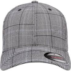 Checkered Headgear Flexfit By Yupoong Glen Check Cap Black/White/Multicolour