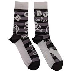 Stripes Socks CBGB Unisex Adult Striped Logo Socks