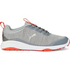 Puma 44 Golfschuhe Puma Fusion Pro Spikeless Shoes Grey/Silver/Red