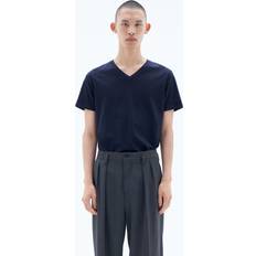 Filippa K Man Kleding Filippa K T-shirt Met V-hals - Navy