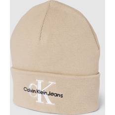 Calvin Klein Men Beanies Calvin Klein Jeans Knit Beanie Hat Beige One