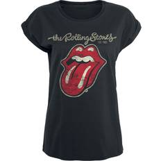 Rolling Stones The Rolling Stones T-shirt Plastered Tongue för Dam svart