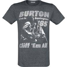 Burton Unisex Overdele Burton Burton, Cliff T-shirt Flag Retro till Herrer mørk grå