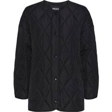 Pieces Stella Quilted Jacket - Black