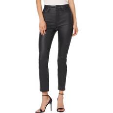 Leather - Women Jeans Harlow Ultra High-Rise Cigarette Leather Ankle Pant