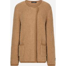 Dolce & Gabbana Beige Jackets Dolce & Gabbana Cashmere and alpaca wool jacket combined_colour