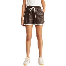 Leather - Men Shorts Frame Leather Gym Shorts BROWN