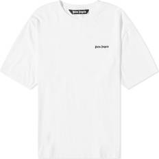 Palm Angels Kläder Palm Angels Bomull T-shirt Med Logotyp - Vit