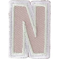 Paikat & Applikaatiot Rico Design Ecusson Thermocollant Alphabet N 23 x 32 mm