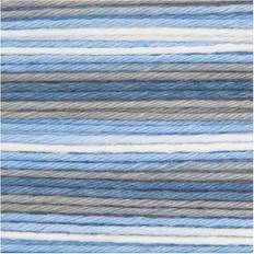 Rico Design Baby Cotton Soft Print Dark Blue/Petrol 033 Baby Wool Multicoloured for Knitting and Crocheting