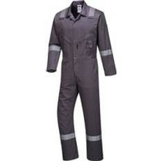 Grey Overalls Portwest C814 Iona Cotton Coverall Grey