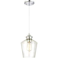 Beige Projecteurs Westinghouse 62055 Suspension Verre Et Chrome Avec LED Projecteur