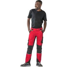 Planam Bundhose Norit Herren rot/schwarz